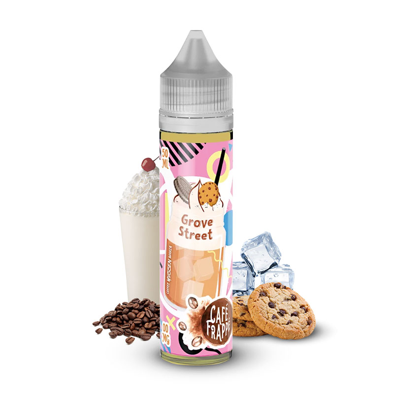 Photo du eliquide Grove Street 50ml de la gamme française Café Frappé par Vape Institut.