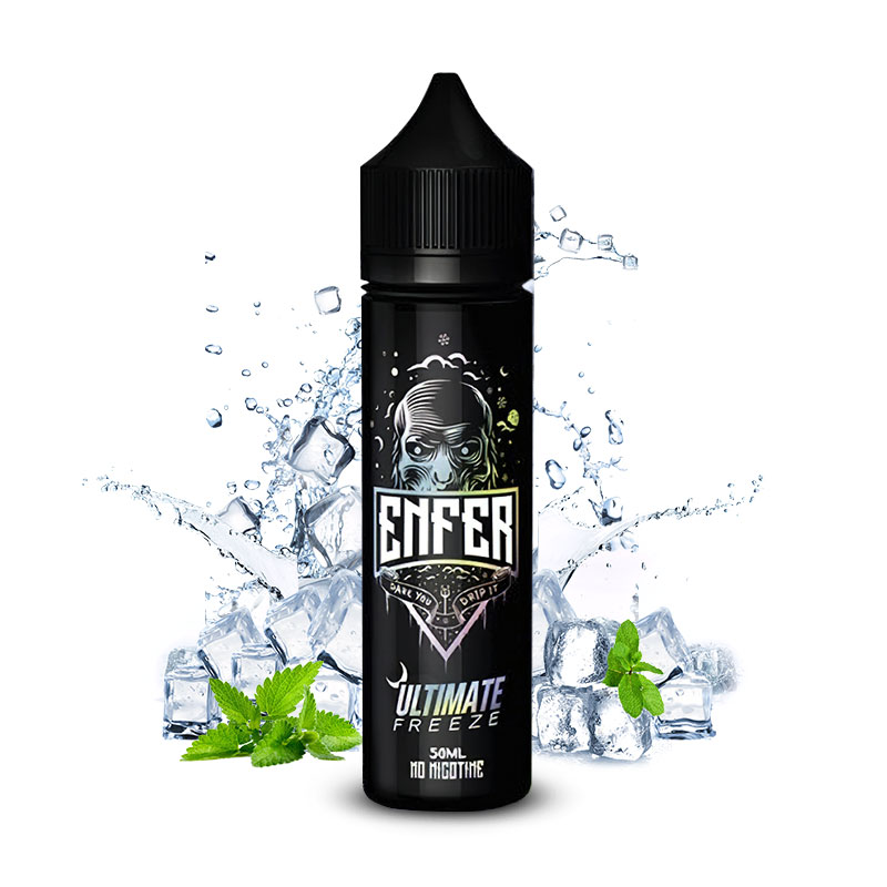 Photo du eliquide Ultimate Freeze 50ml de la marque Enfer par les fabricants français : Vape47.