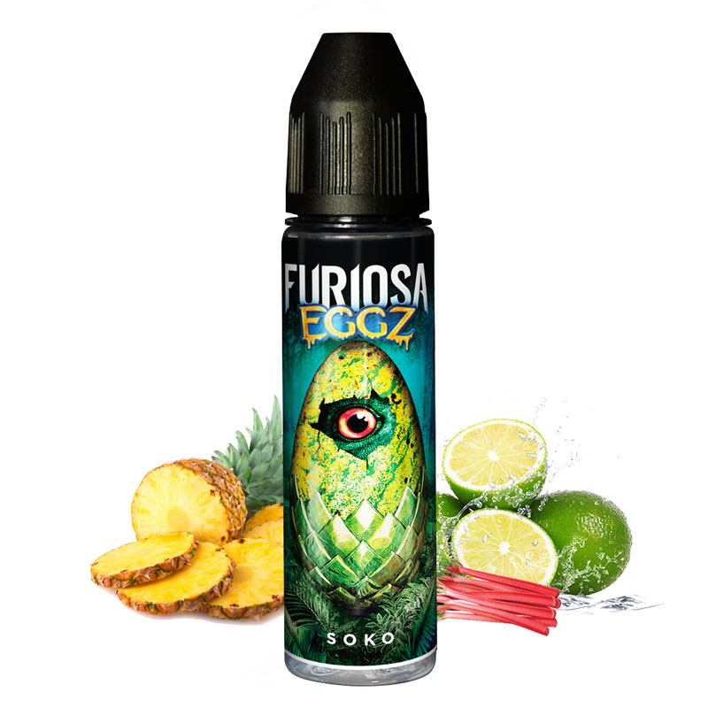 Photo du eliquide Soko 50ml de la marque Furiosa Eggz par les fabricants français : Vape47.