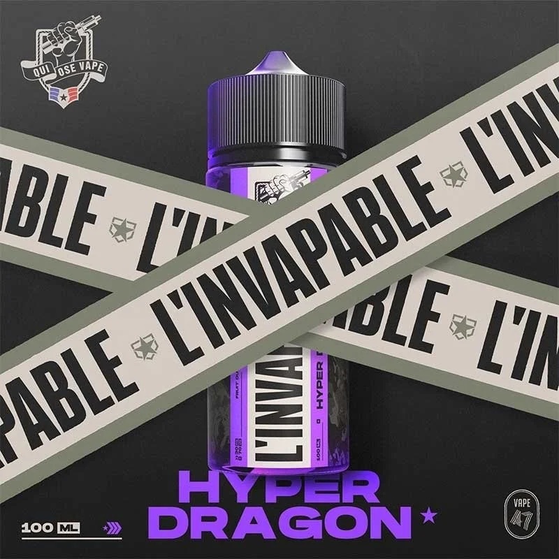 E-liquide Hyper Dragon 100 ml L'INVAPABLE Vape47 fruit du dragon grenade frais