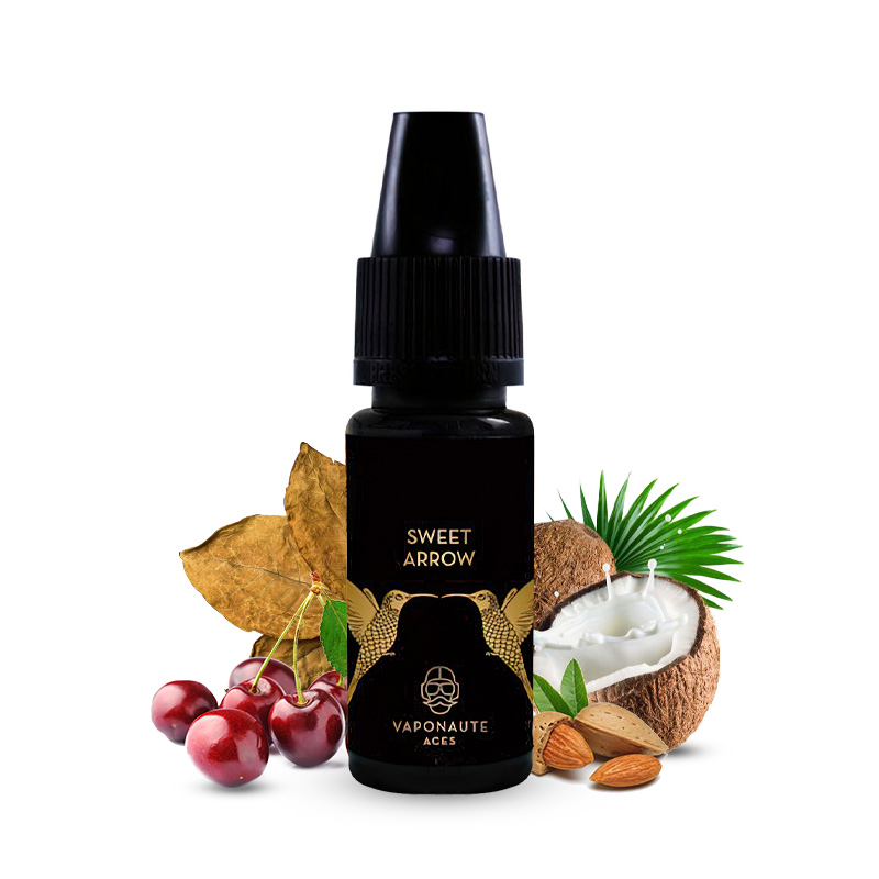 Photo du Sweet Arrow 10 ml - Vaponaute Aces : eliquide pour le vapotage de la marque française Vaponaute et fabriqués par la société Gaiatrend.