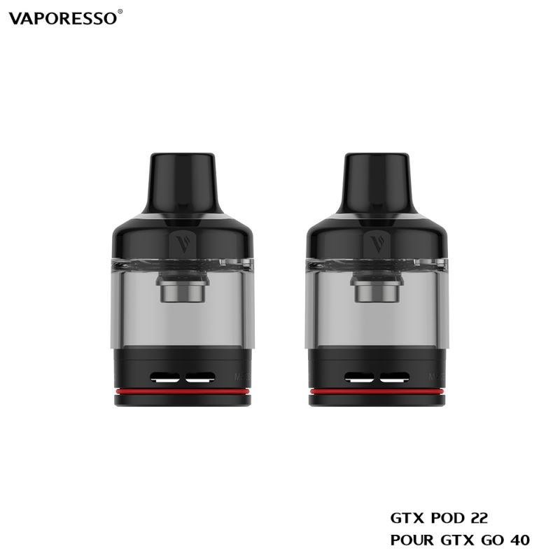 Cartouche GTX Pod 22 par Vaporesso pour le kit GTX GO 40.