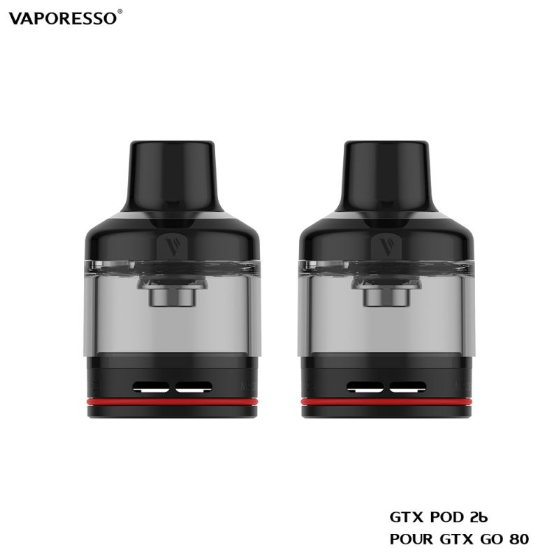 Cartouche GTX Pod 26 par Vaporesso pour le kit GTX GO 80.