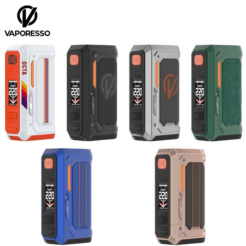 Box Armour Octa Vaporesso 220W double accu 18650
