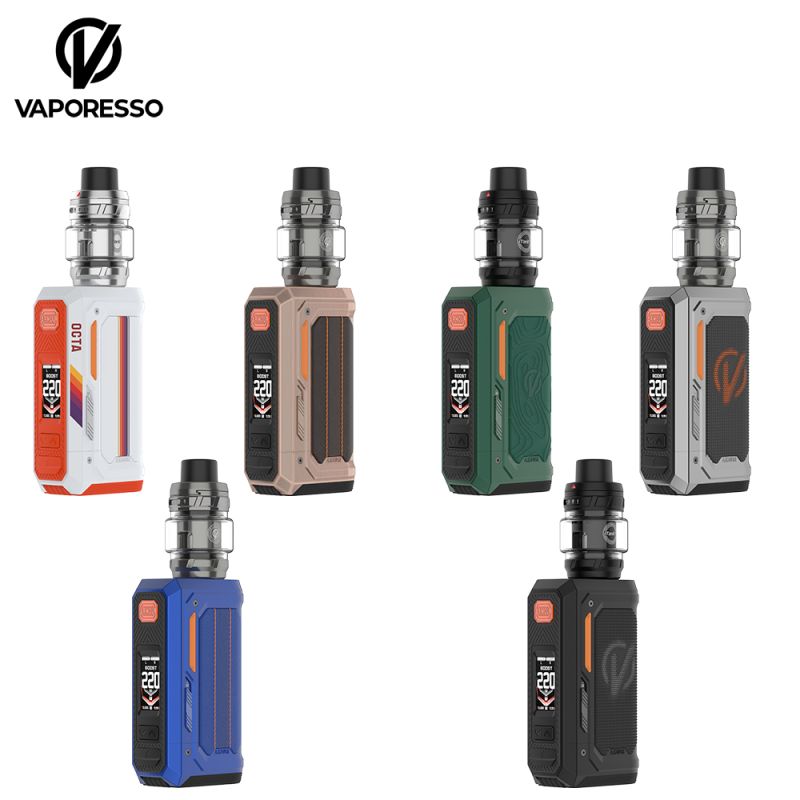 Kit Armour Octa Vaporesso 220W avec iTank T Dual Mesh 6 ml