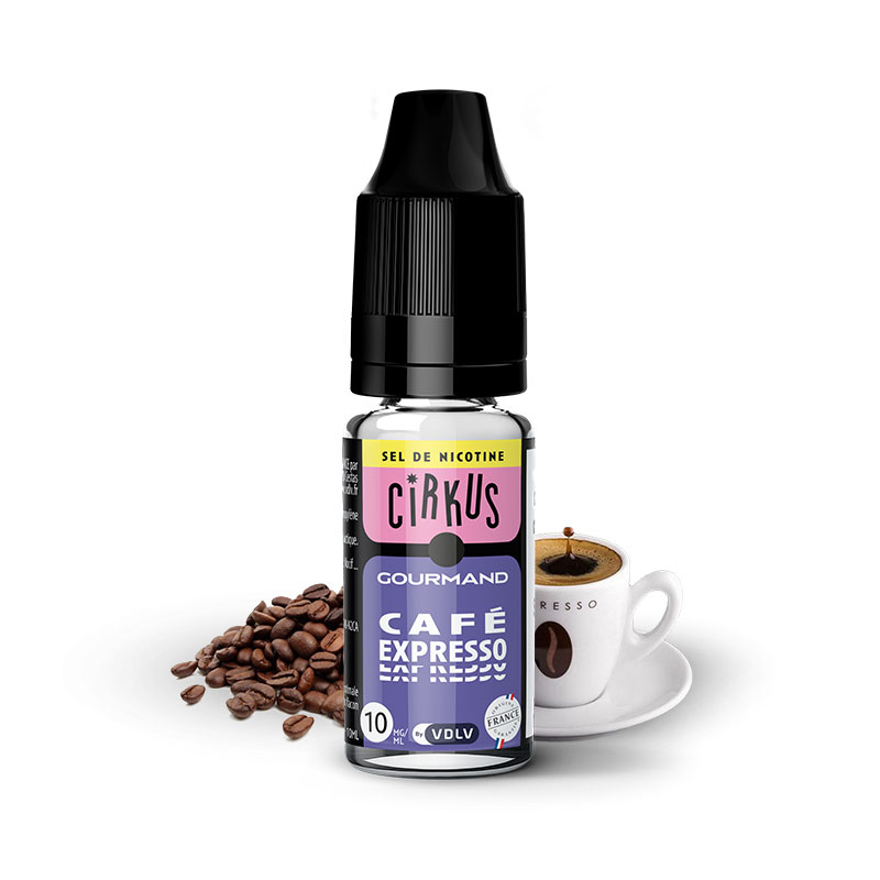 Café Expresso 10 ml - Cirkus Sel de Nicotine