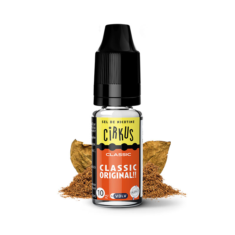 Classic Original 10 ml - Cirkus Sel de Nicotine
