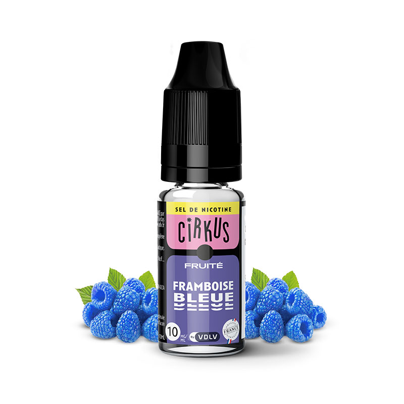 Framboise Bleue 10 ml - Cirkus Sels de nicotine