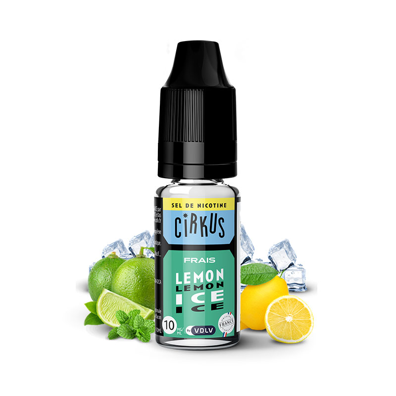 Lemon Ice 10 ml - Cirkus Sels de nicotine