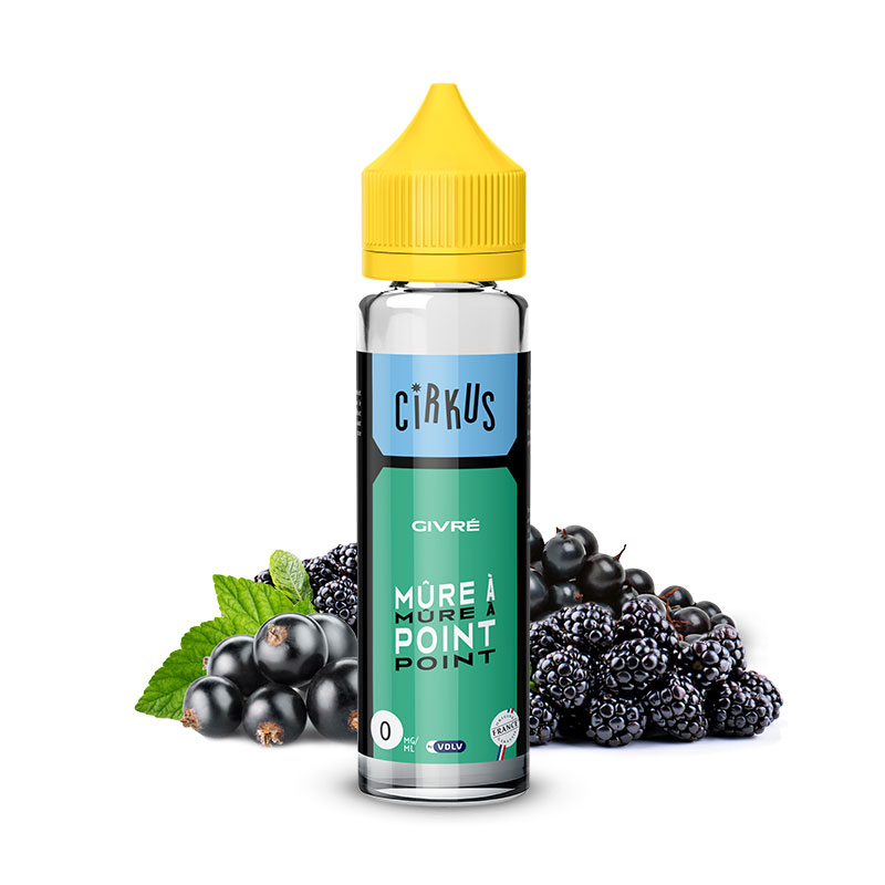 Photo du flacon du Mûre à point 50 ml V'ice de Vincent dans les Vapes.