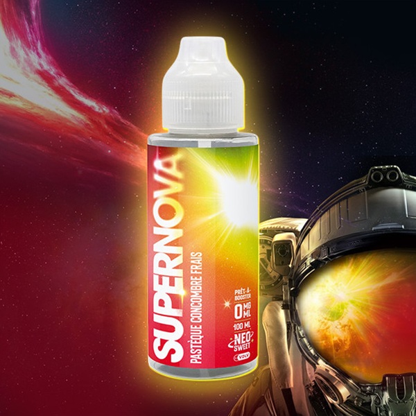 Supernova 100ml Neosweet VDLV e-liquide pastèque concombre frais 50 50