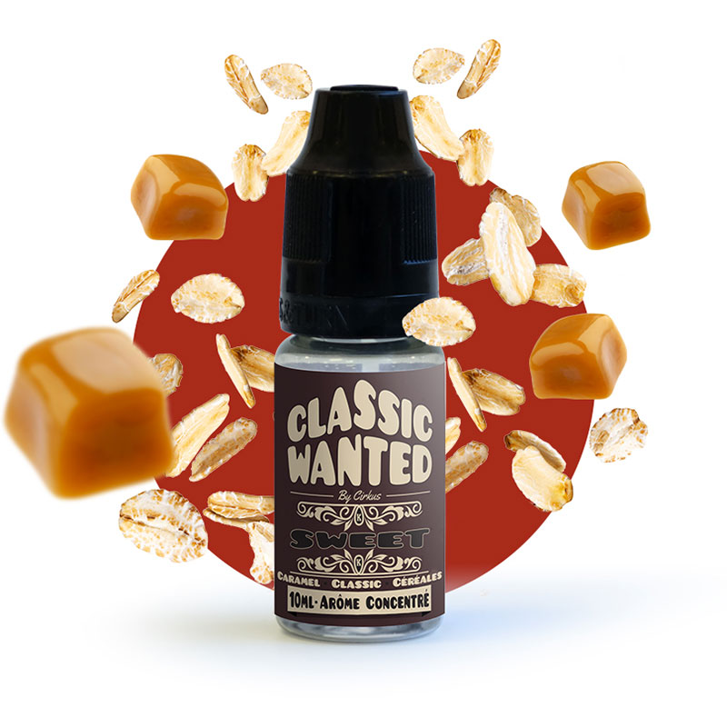 Photo du flacon de l'arôme concentré Sweet - Classic Wanted 10ml de la marque Cirkus fabriqué par Cirkus.