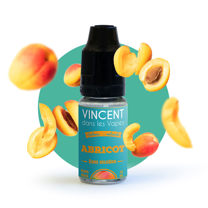 Eliquide Abricot 10ml de VDLV par la marque française Vincent dans les Vapes.
