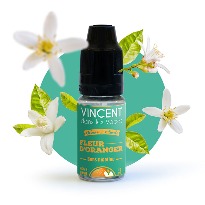 Eliquide Fleur d'Oranger 10ml de VDLV par la marque française Vincent dans les Vapes.