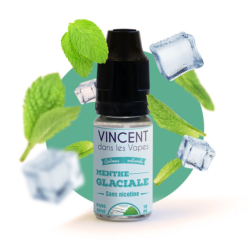 Eliquide Menthe Glaciale 10ml de VDLV par la marque française Vincent dans les Vapes.