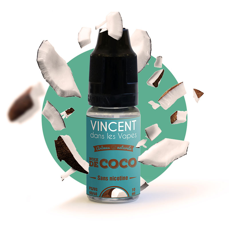 Eliquide Noix de Coco 10ml de VDLV par la marque française Vincent dans les Vapes.