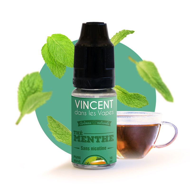 Eliquide Thé Menthe 10ml de VDLV par la marque française Vincent dans les Vapes.