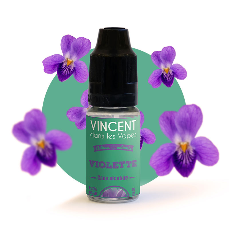Eliquide Violette 10ml de VDLV par la marque française Vincent dans les Vapes.