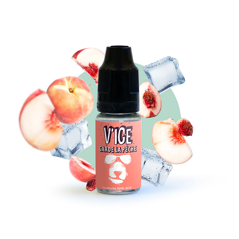 Eliquide Garde la pêche - V'ice 10ml par la marque française Vincent dans les Vapes.