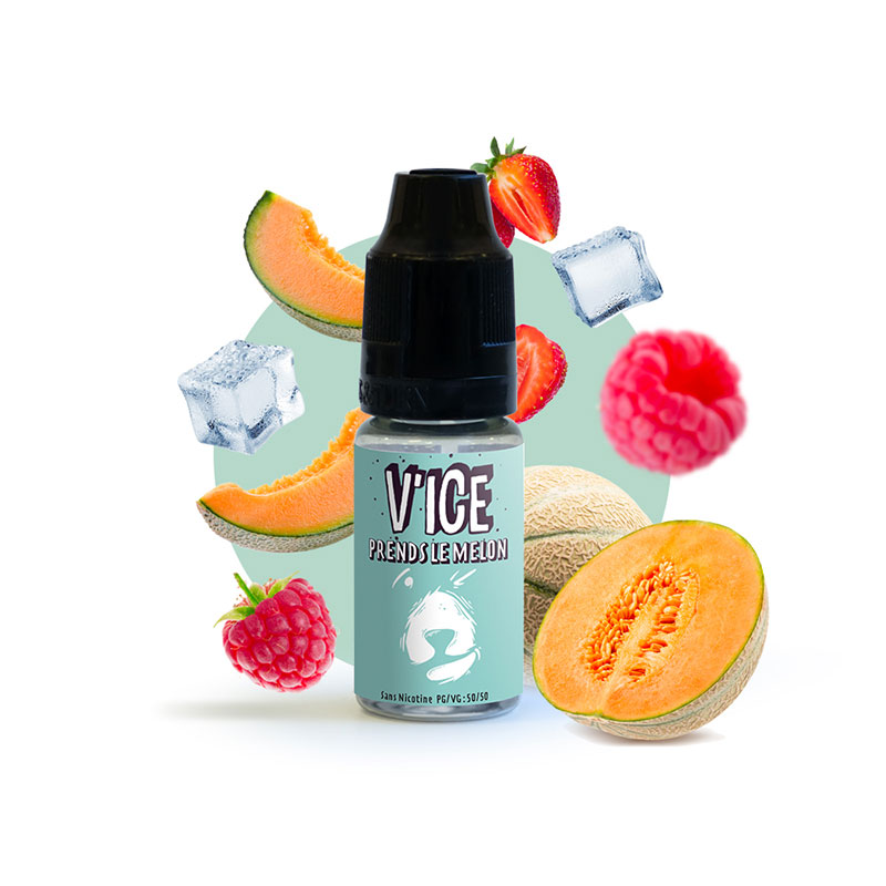 Eliquide Prends le Melon - V'ice 10ml par la marque française Vincent dans les Vapes.