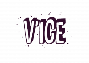 Logo de la gamme de e-liquides français V'ice par le faabricant Vincent dans les Vapes.