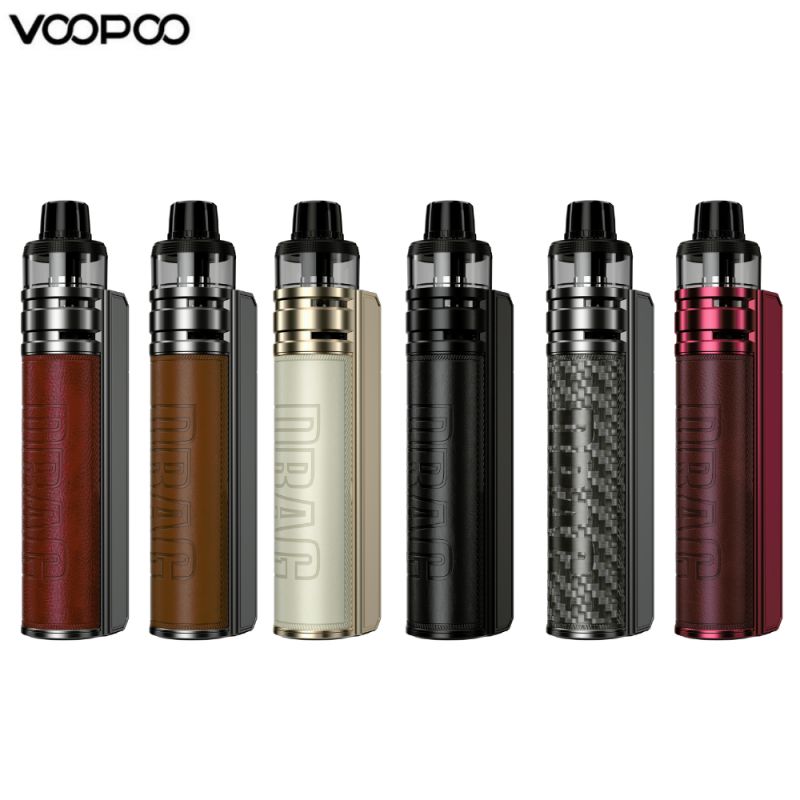 Photo des différentes déclinaisons de la box cigarette électronique Drag H80S de la marque Voopoo.