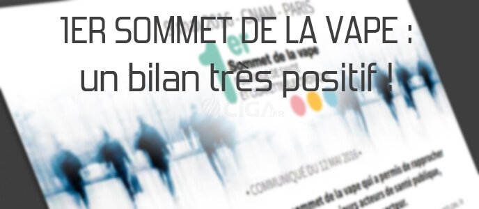 1er sommet de la vape : un bilan très positif !